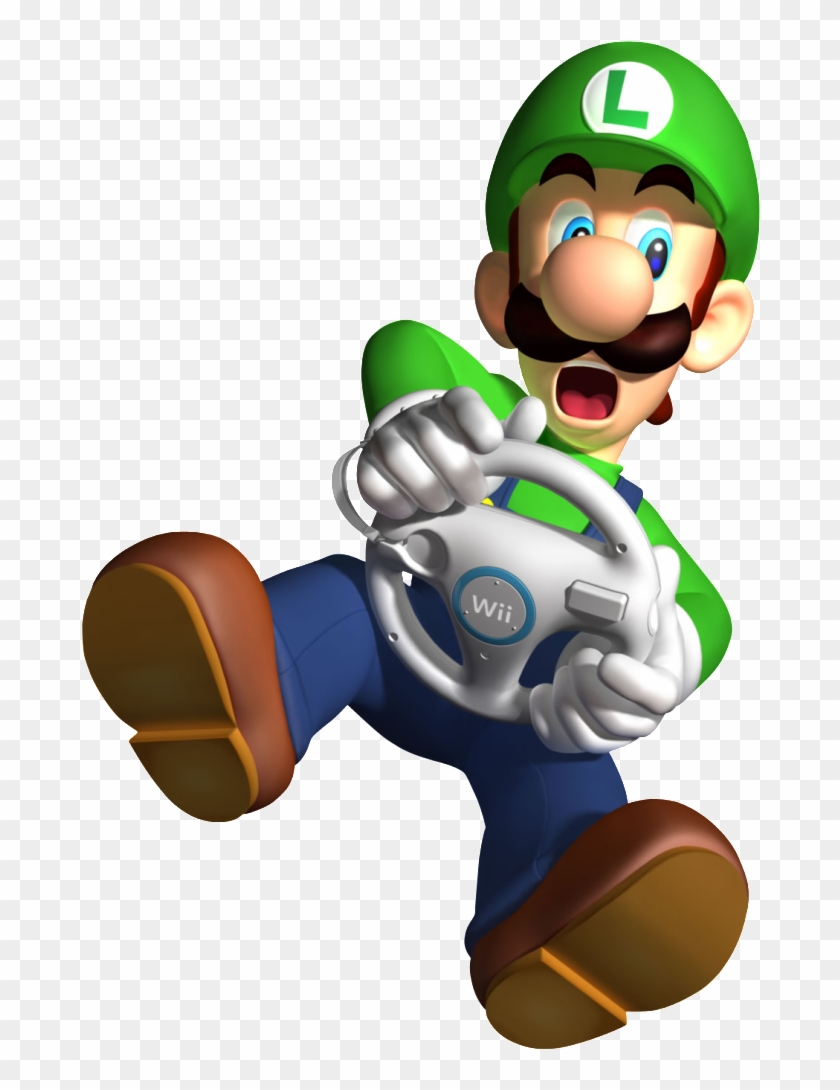 Luigi - Mario Kart Wii Mario And Luigi Clipart