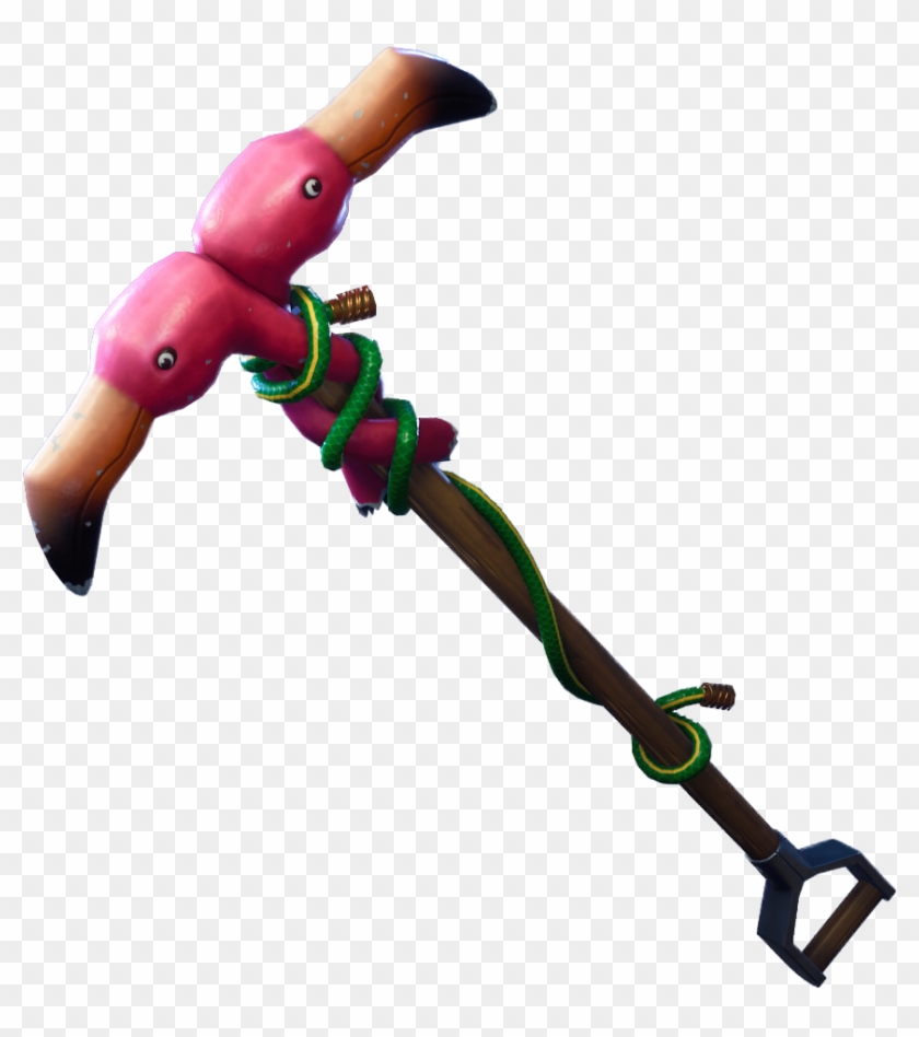 Fortnite Pink Flamingo - Fortnite Pickaxe Pink Flamingo Clipart #527964