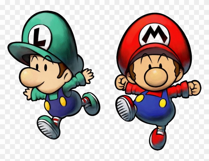 Mario And Luigi Png Pic - Baby Mario And Baby Luigi Clipart #527988