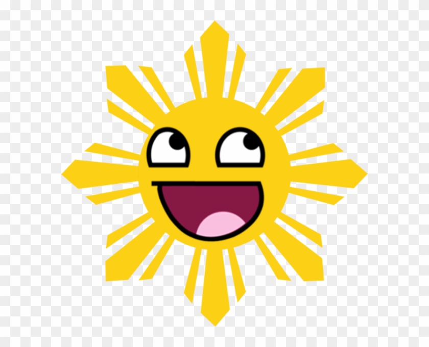 Awesome Face / Epic Smiley - Star Of The Philippines Clipart #528005