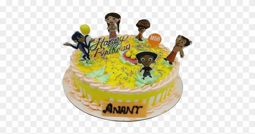 Chhota Bheem Cake - Birthday Cake Clipart