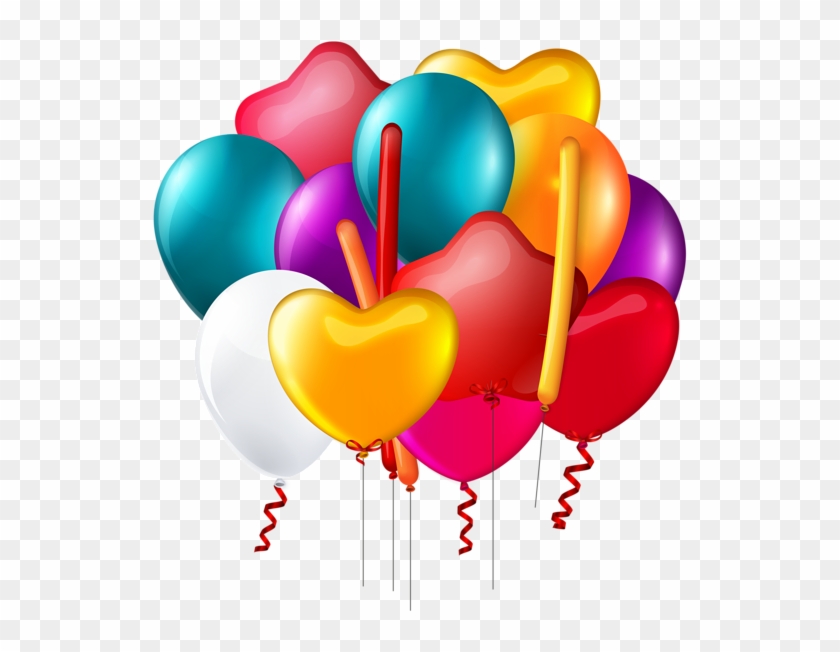 Balloons Bunch Transparent Png Clip Art Image - Transparent Background Birthday Balloons Clipart