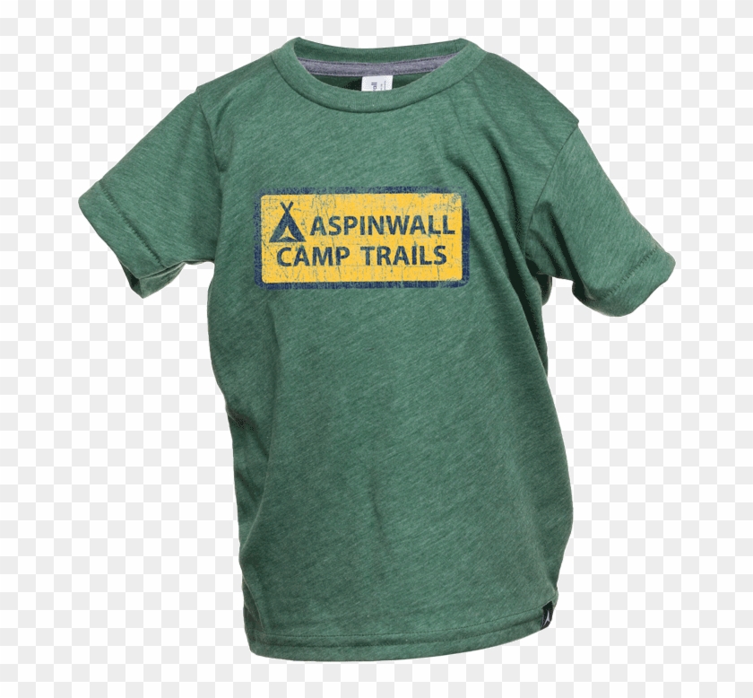 Aspinwall Camp Trails Kids T Shirt Pine 1 - Active Shirt Clipart #528987