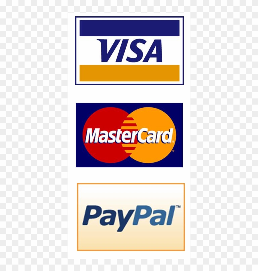 Visa Mastercard Paypal - Majorelle Blue Clipart