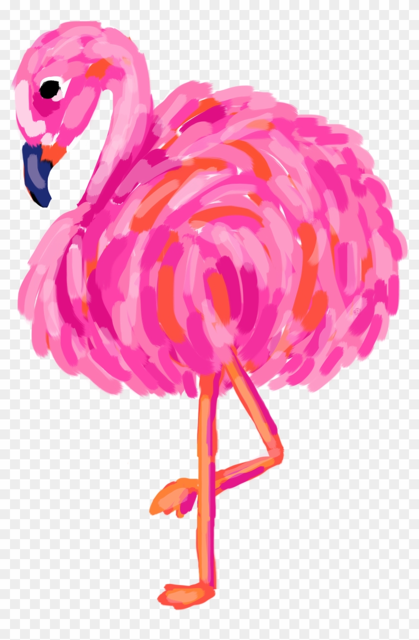 Lets Flamingle Hens Party Clipart