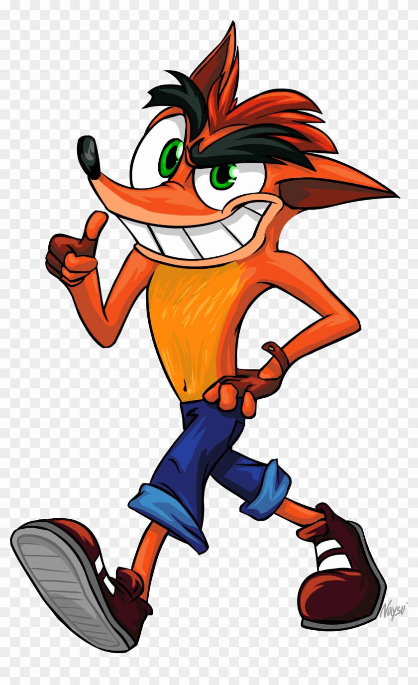 Bandicoots Cartoon Png - Crash Bandicoot Fan Art Png Clipart #529602