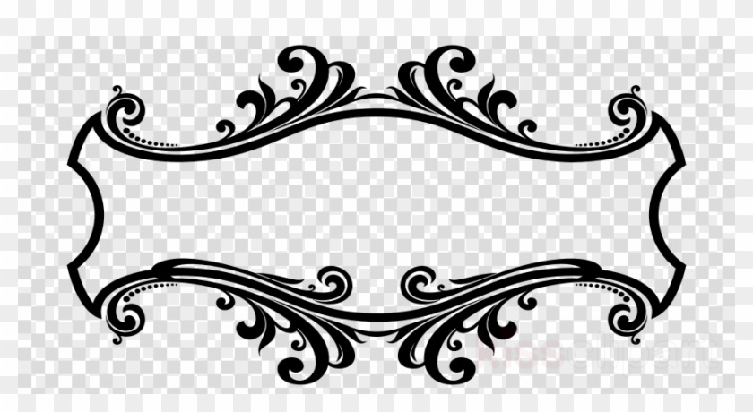 Download Ornament Frame Png Clipart Decorative Arts - Line Art Border Design Transparent Png