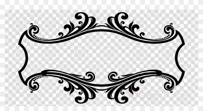 Download Ornament Frame Png Clipart Decorative Arts - Line Art Border Design Transparent Png #529639