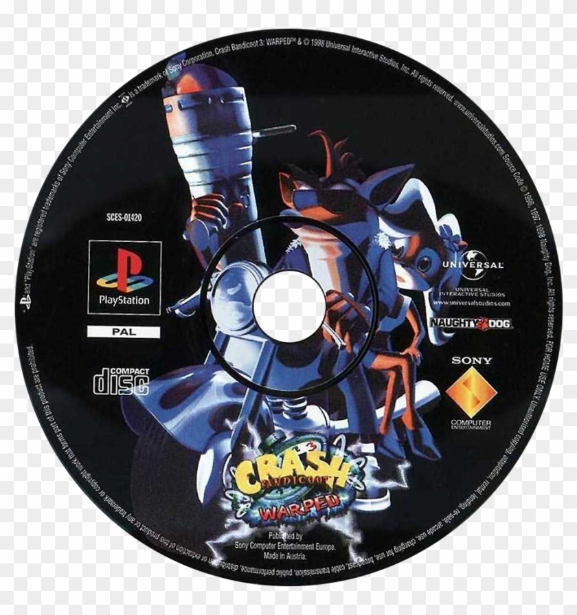 Crash Bandicoot - Crash Bandicoot 3 Ps1 Cd Clipart