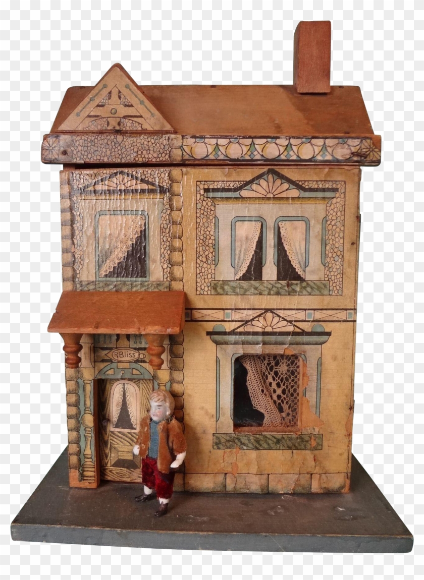 Wonderful Petite Bliss Doll House Furnished - Old Fashioned Howard Miller Veronica Pendulum Grandfather Clipart