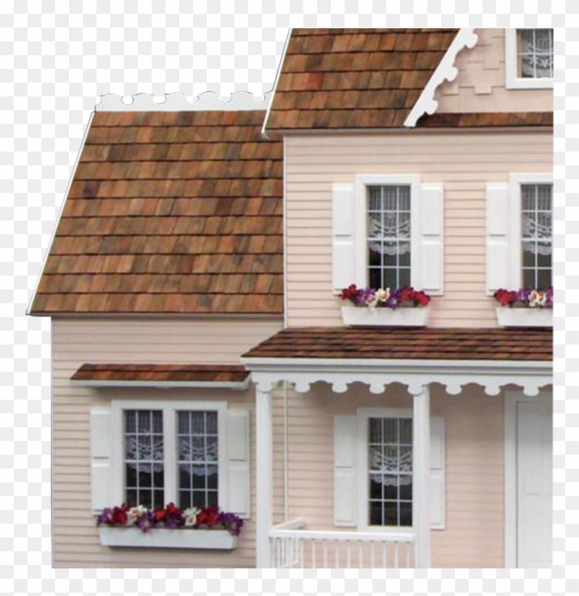 The Milled Mdf Colonial Junior Addition Dollhouse Kit - Vermont Farmhouse Jr Dollhouse Clipart