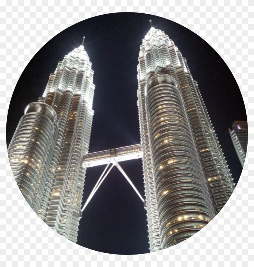 Image Of The Petronas Twin Towers Representing The - Petronas Twin Towers Clipart
