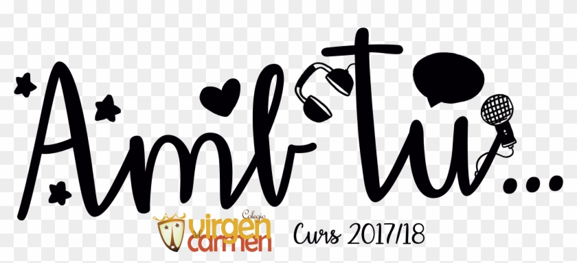 Amb Tu Png - Calligraphy Clipart