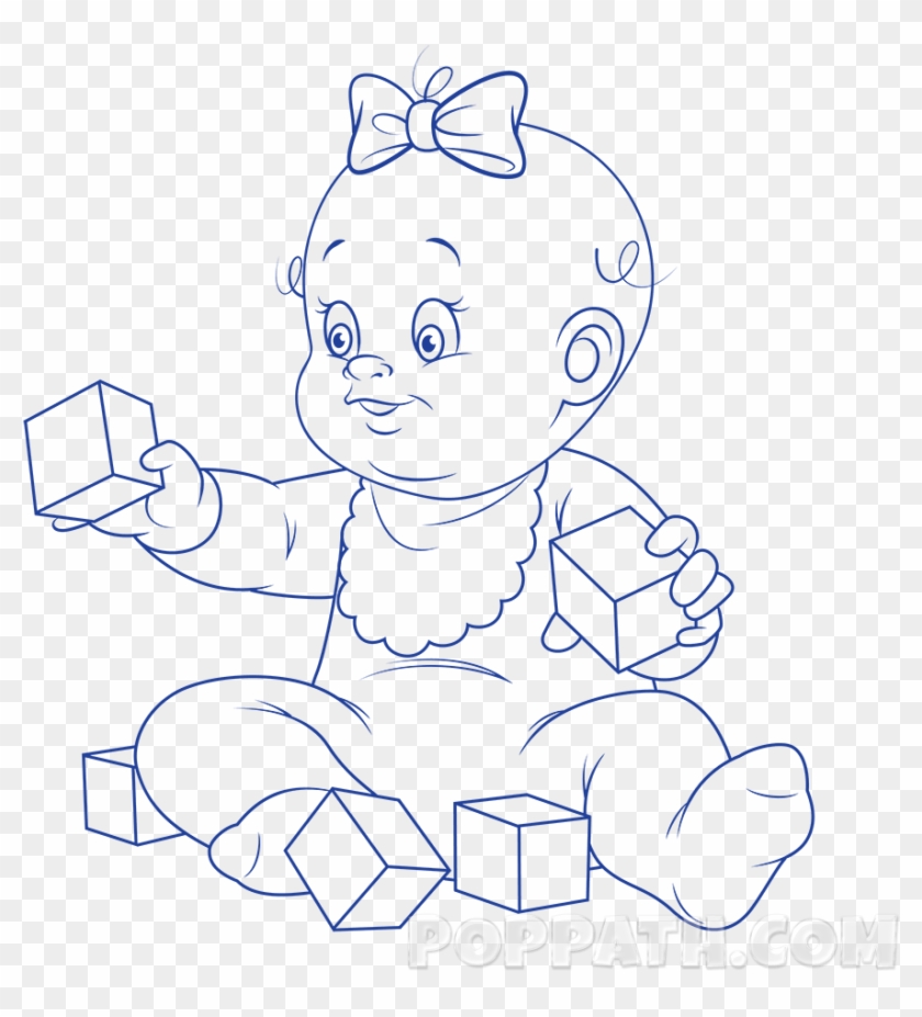 Picture Download Baby Crawling At Getdrawings Com Free - Cartoon Clipart