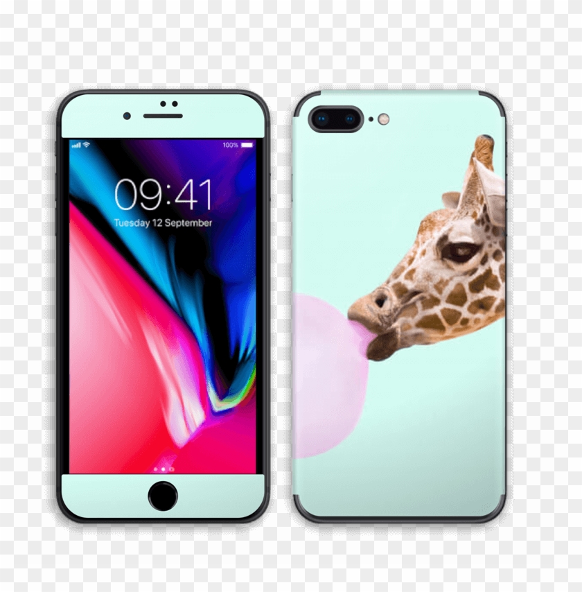 Giraffe Bubble Skin Iphone 8 Plus - Bubblegum Giraffe Popsocket Clipart