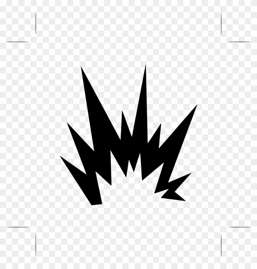 Download Png - Explosion Clipart Black And White Transparent Png