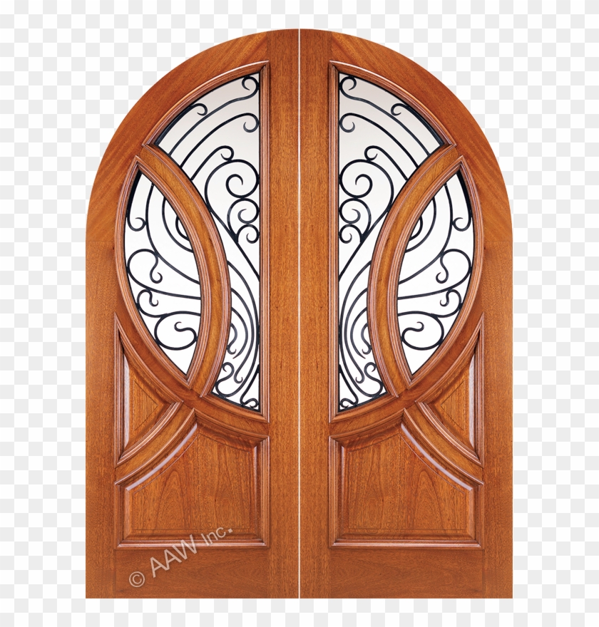 150 Saint Michelle - Round Shaped Main Door Design Clipart