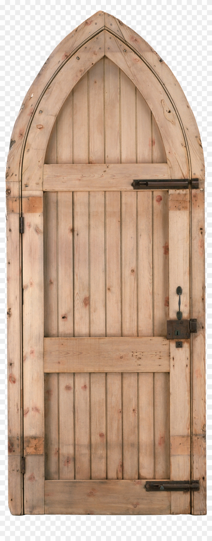 Wooden Castle Door - Medieval Old Wooden Door Png Clipart