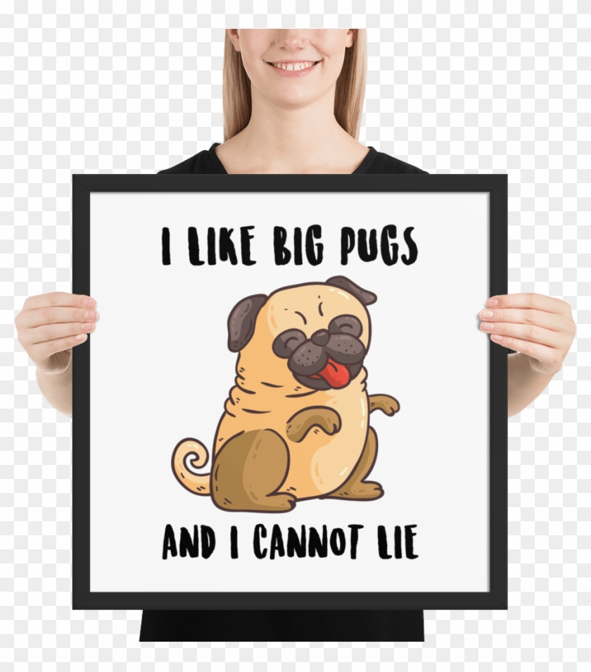 Pug - Poster Clipart #5201872