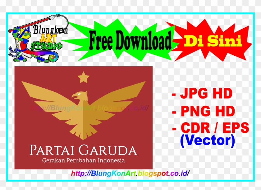 Free Download Logo Partai Garuda Vector Eps Jpg Png - Logo Persija Keren 2018 Clipart #5201875