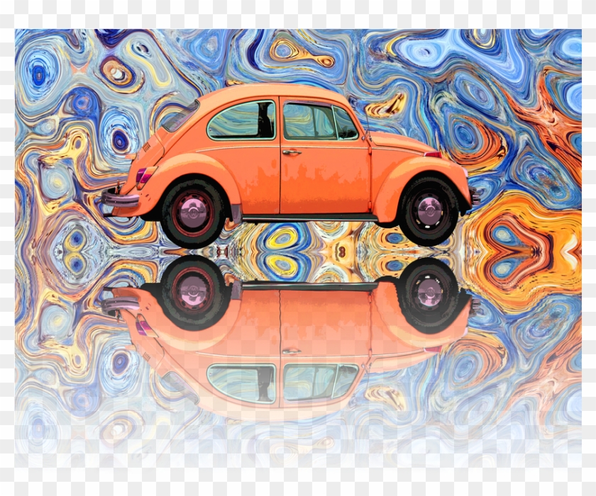 Canvas Print Old Pkw Black And White Retro Auto Png - Antique Car Clipart #5202414