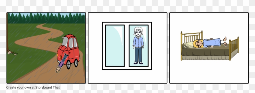 Sandy Got Ran Over - Cartoon Clipart