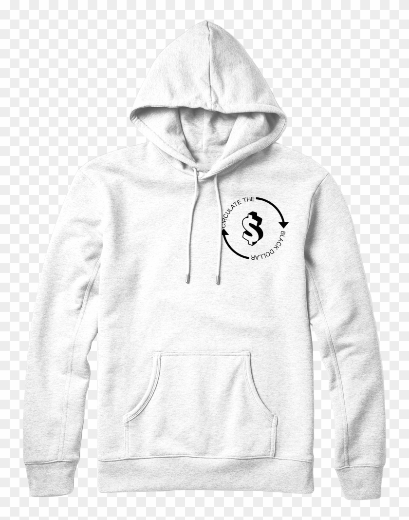 Circulate The Black Dollar Hoodie - Real Hasta La Muerte Hoodie Clipart