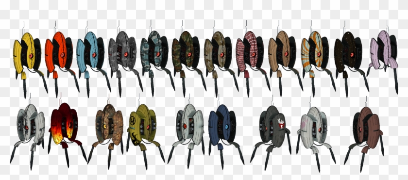 The Game Images Many Turrets Hd Wallpaper And Background - Portal Turret Skins Clipart #5202710