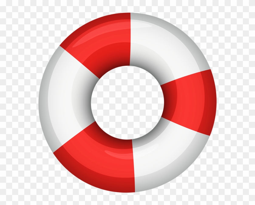 Red Ring Png - Transparent Background Life Preserver Clip Art #5203305