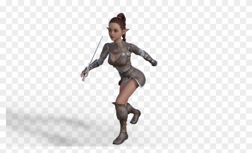 Mika1 - Woman Warrior Clipart