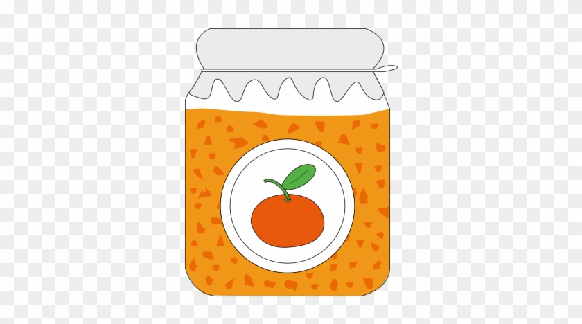 Clementine Jam With Agave Clipart