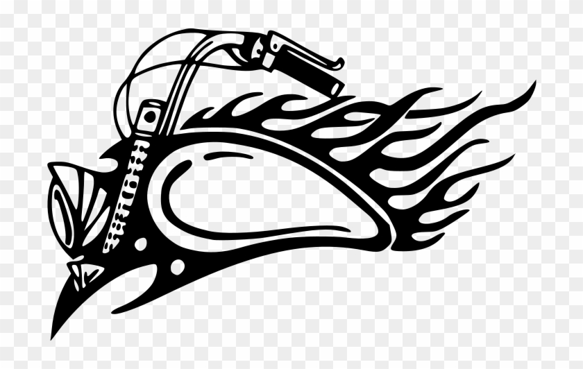 Gas Tank Medium Image Png Ⓒ - Harley Davidson Logo Drawings Clipart