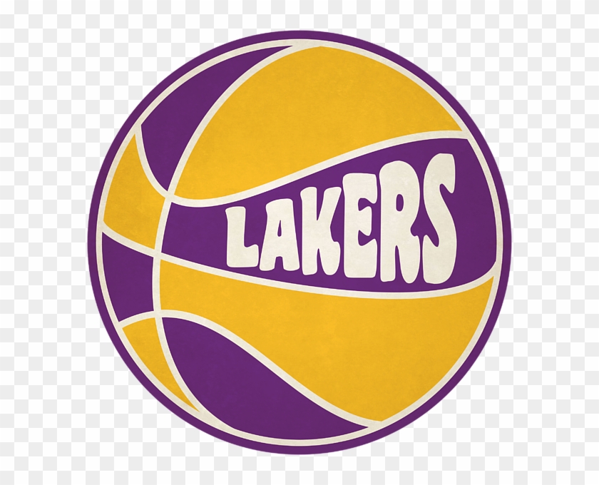 Los Angeles Lakers Retro - Circle Clipart