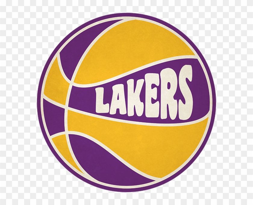 Los Angeles Lakers Retro - Circle Clipart #5206080