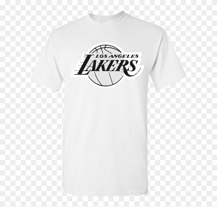 Men's Los Angeles Lakers Lebron James Black And White - Black Bloc T Shirt Clipart #5206182