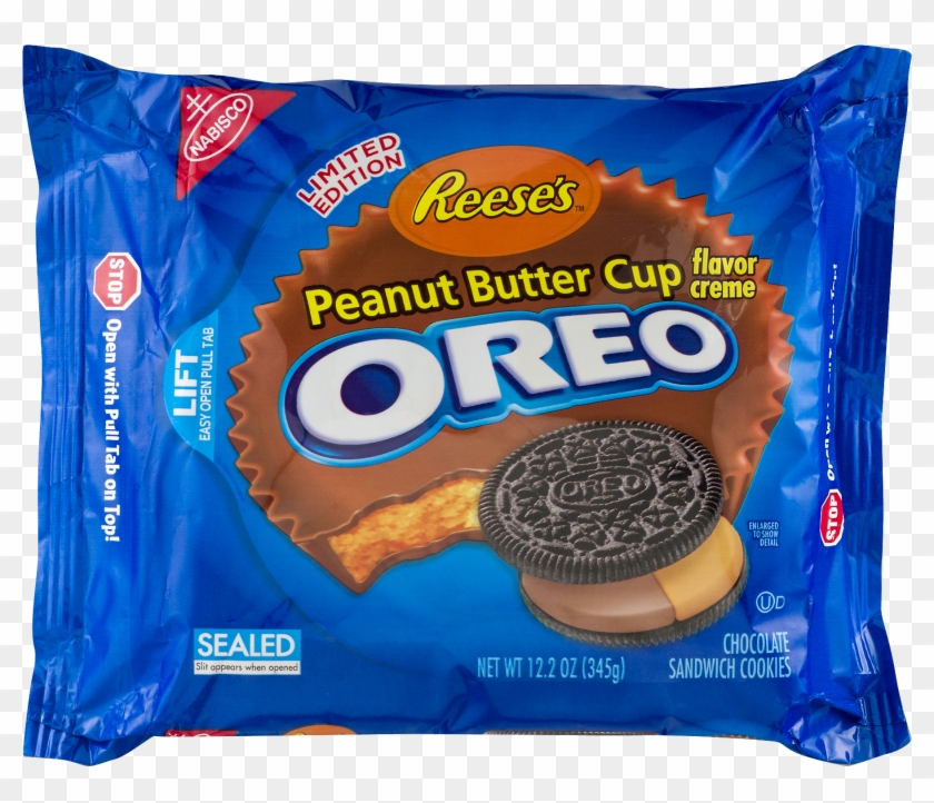 Nabisco Reese's Peanut Butter Cup Creme Oreo Chocolate - Sandwich Cookies Clipart