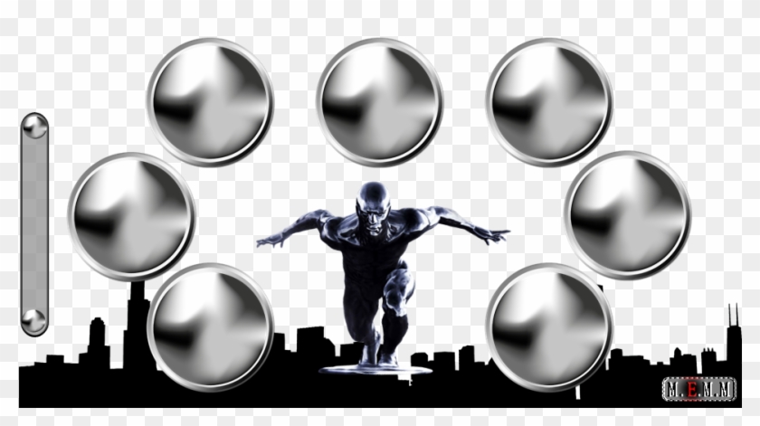 Silver Surfer 2 Ps Vita Wallpaper - Graphic Design Clipart #5207627