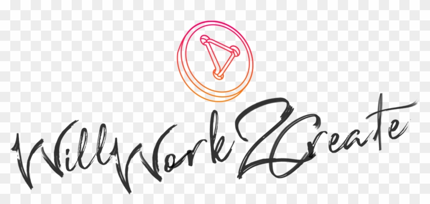 Willwork2create Logo - - Calligraphy Clipart #5207947