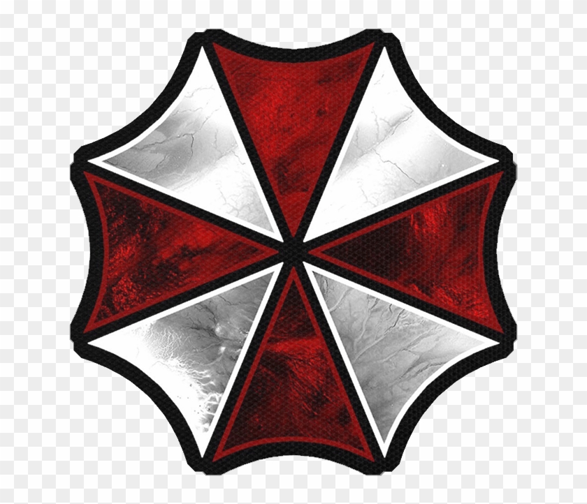 Umbrella Corporation Logo 4x4 Color Patch Umbrella Corporation