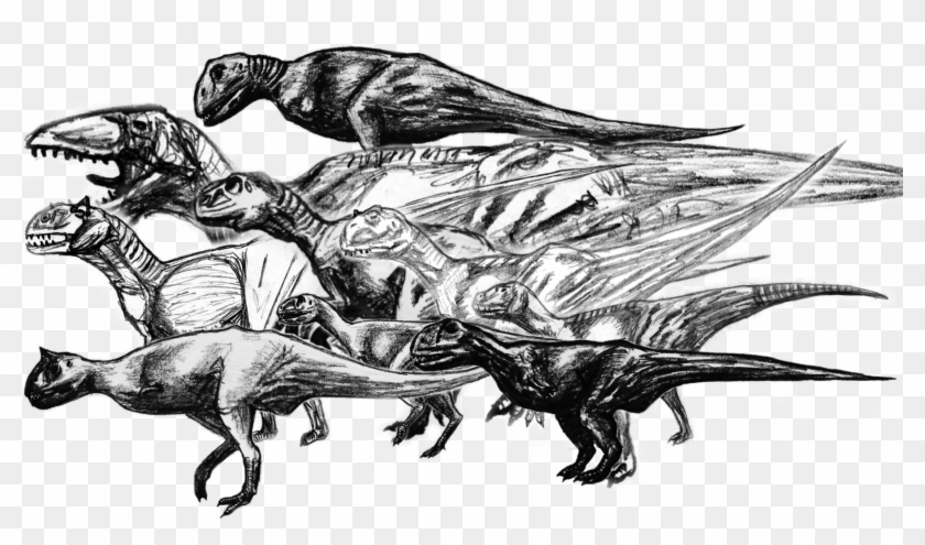 Size Of Southern Predators - Megaraptor Clipart #5209516