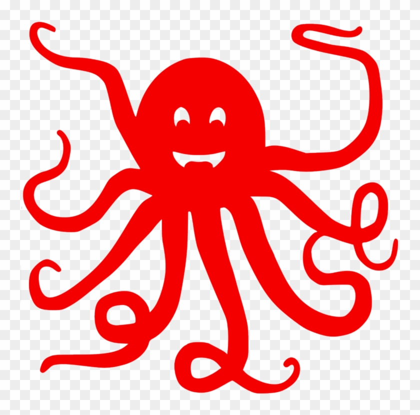 Octopus Line - Octopus Clipart