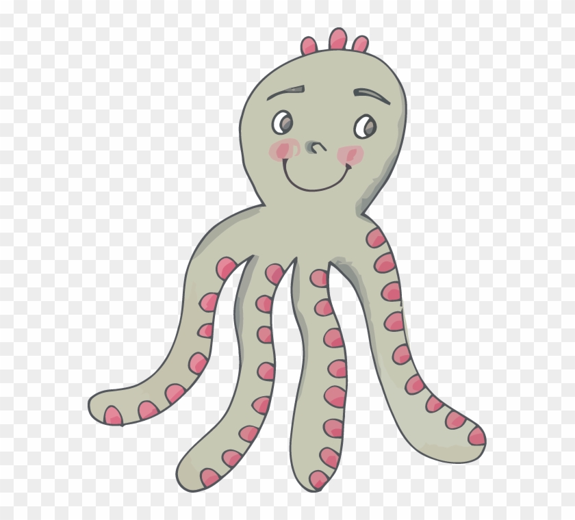 Octopus Clipart Friendly - Cartoon - Png Download #5210417