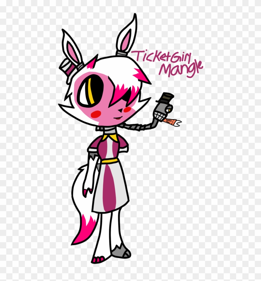 Ticket Girl Mangle By Dxc-smash Clipart