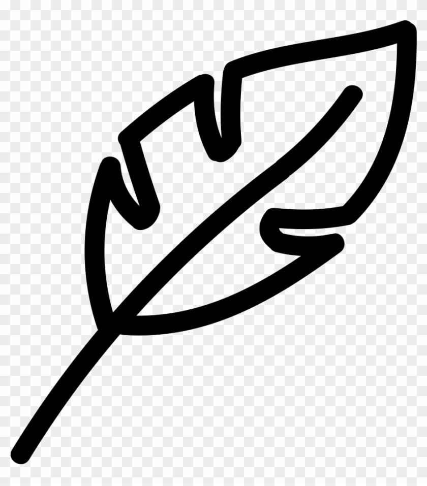 Feather Hand Drawn Outline Comments - Hand Drawn Outline Clipart
