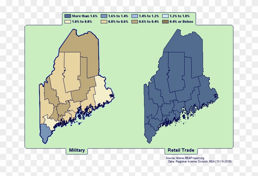 Employment By County - Maine Clipart #5211466