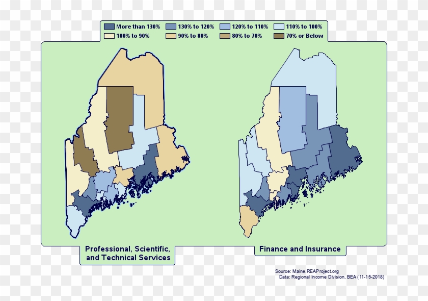 Average Earnings Per Job By County - Architecture Clipart