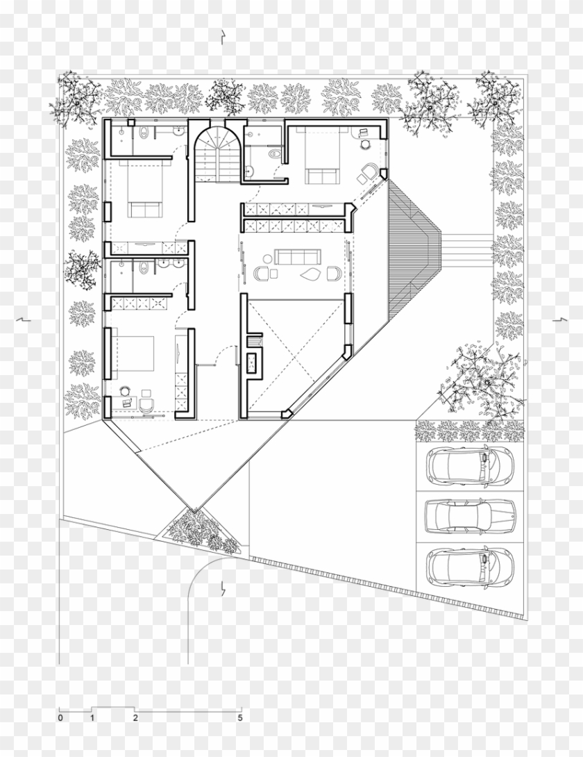 Sibiu House Plan-01 - Floor Plan Clipart