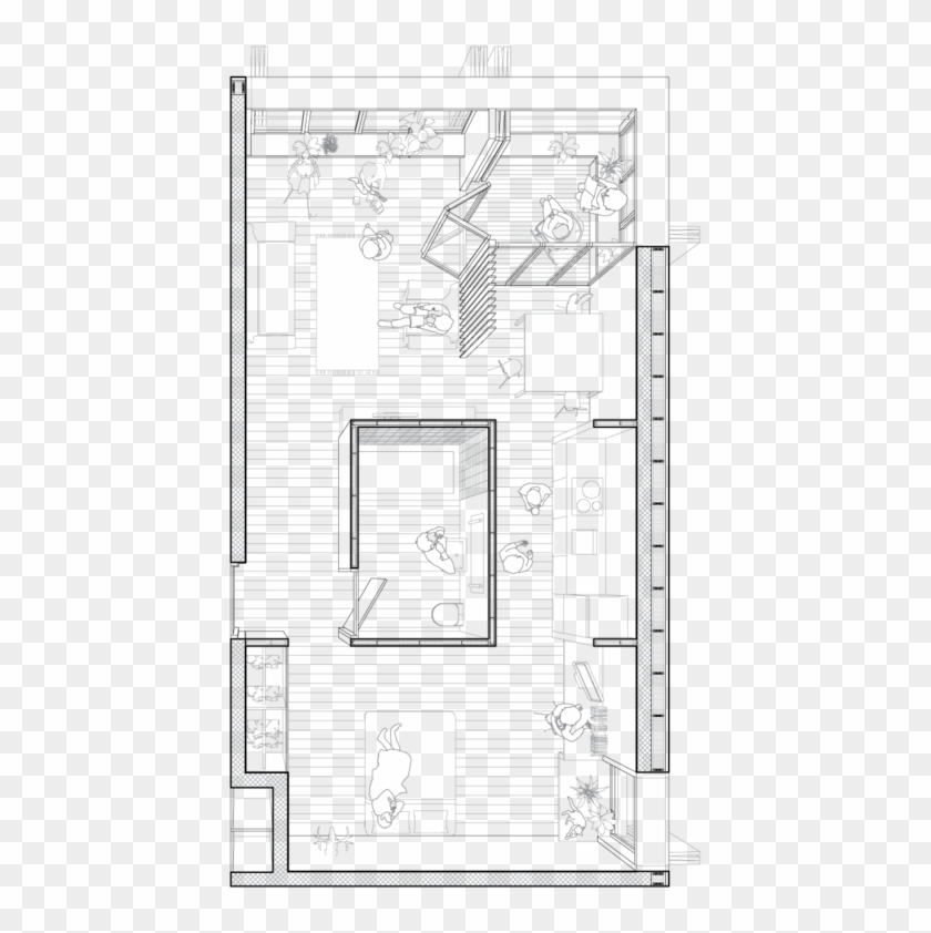 Persp Sect Plan Ep 575 Bowiso 1 - Top View Architecture Drawing Clipart
