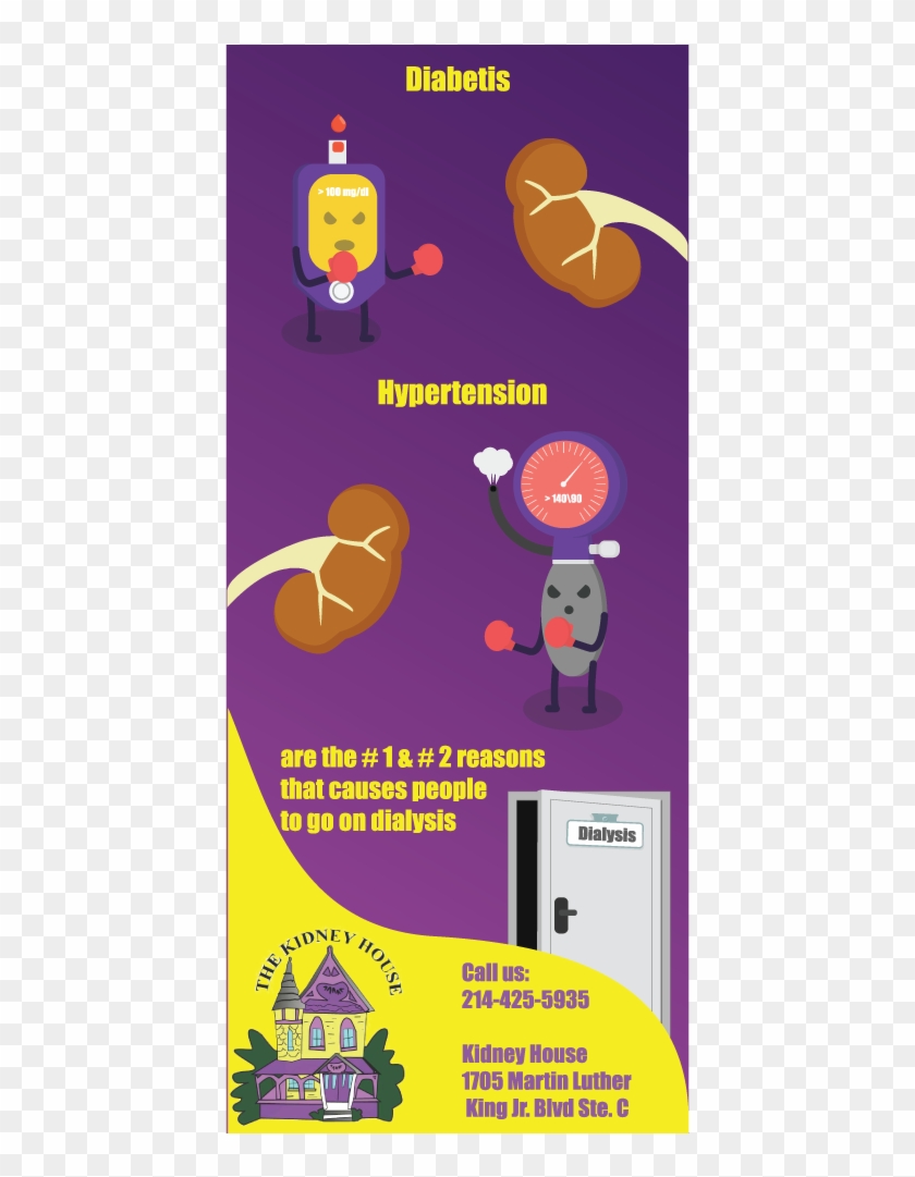 Colorful, Elegant, House Graphic Design For The Kidney - Illustration Clipart