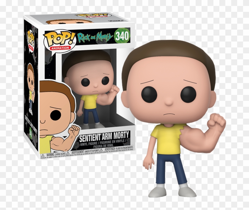Funko Pop Vinyl - Sentient Arm Morty Pop Clipart